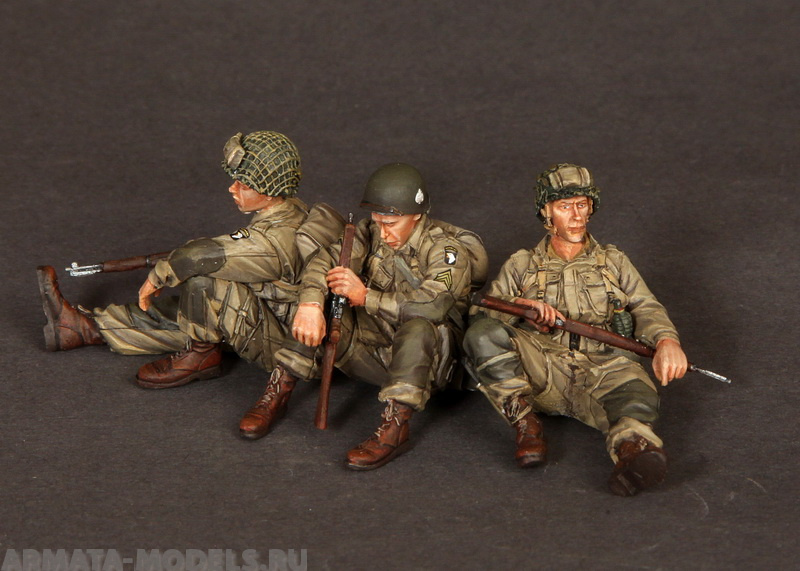 

3517SOGA U.S. Army Airbornes and Sgt. on rest