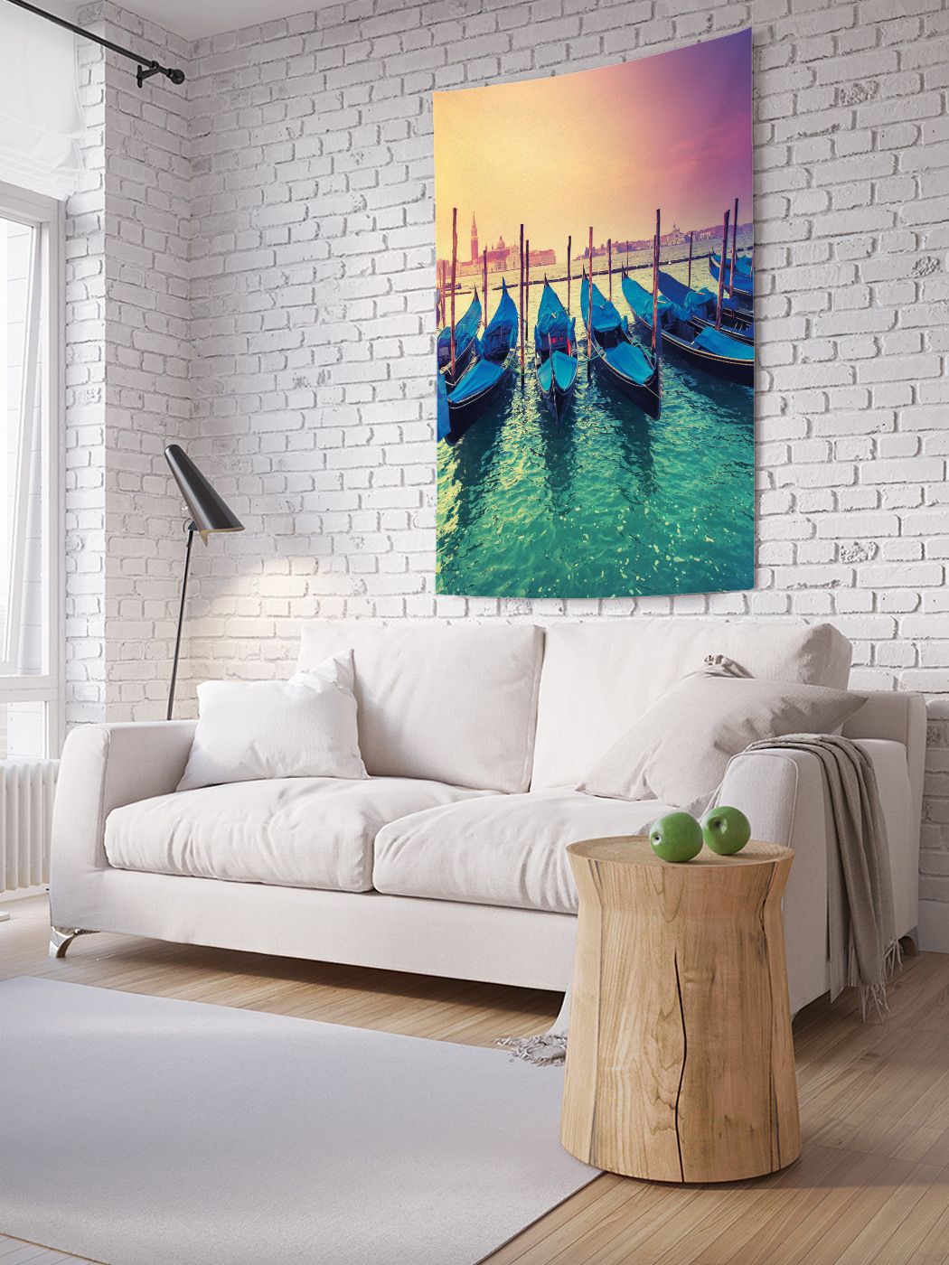 

Вертикальное фотопанно на стену JoyArty Закаат над портовыми лодками 100x150 см, Закаат над портовыми лодками