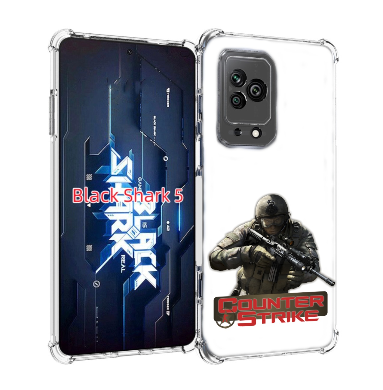 

Чехол MyPads Контра для Xiaomi Black Shark 5, Прозрачный, Tocco