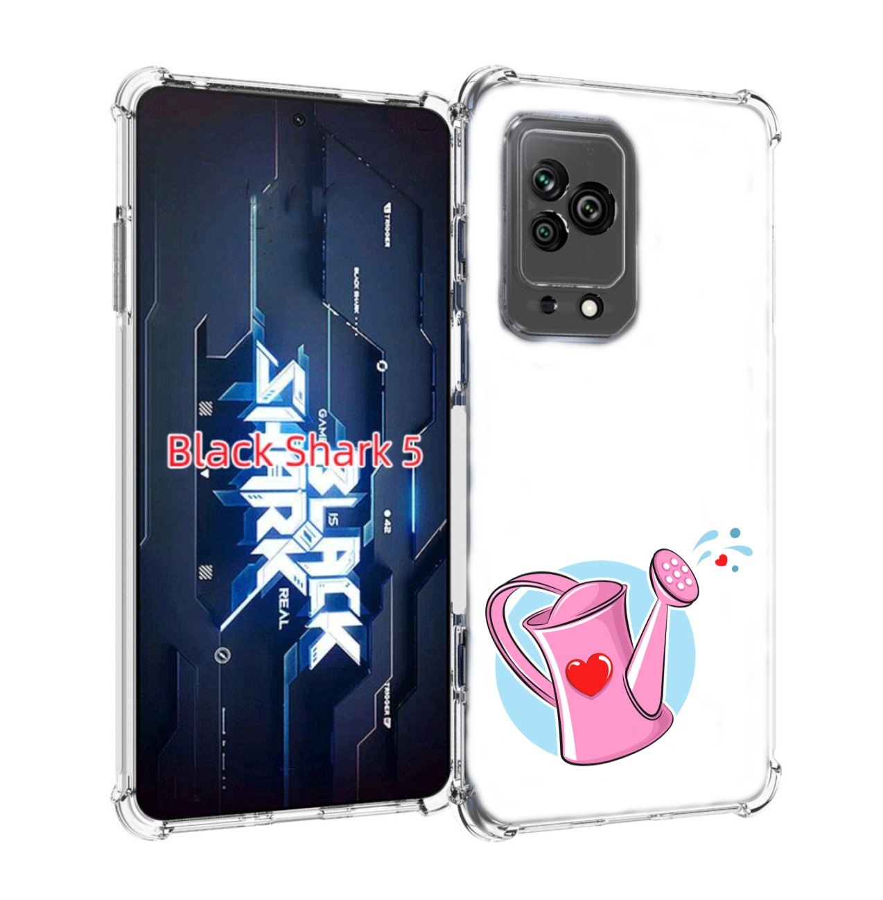 

Чехол MyPads Лейка любви 14 февраля для Xiaomi Black Shark 5, Прозрачный, Tocco