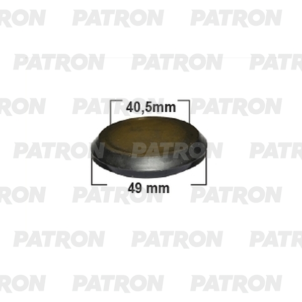 PATRON P37-2827T Заглушка пластиковая универсальная диаметр 46 x 37,5  10шт