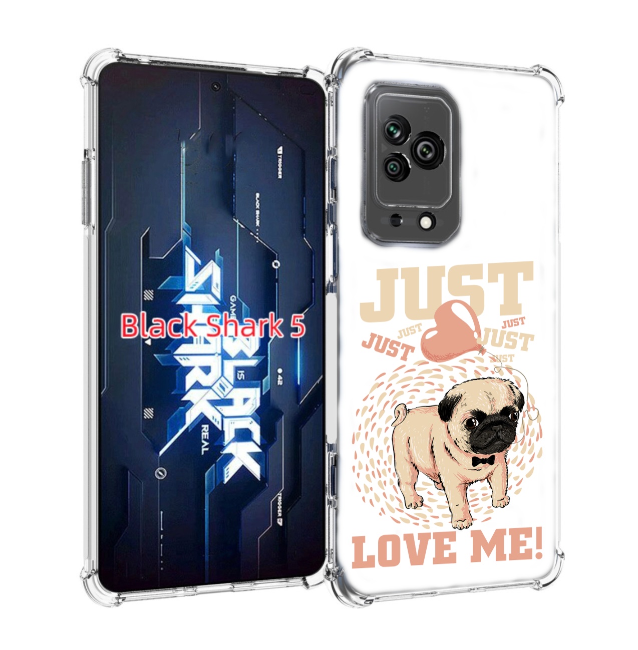 Чехол MyPads Люби меня для Xiaomi Black Shark 5