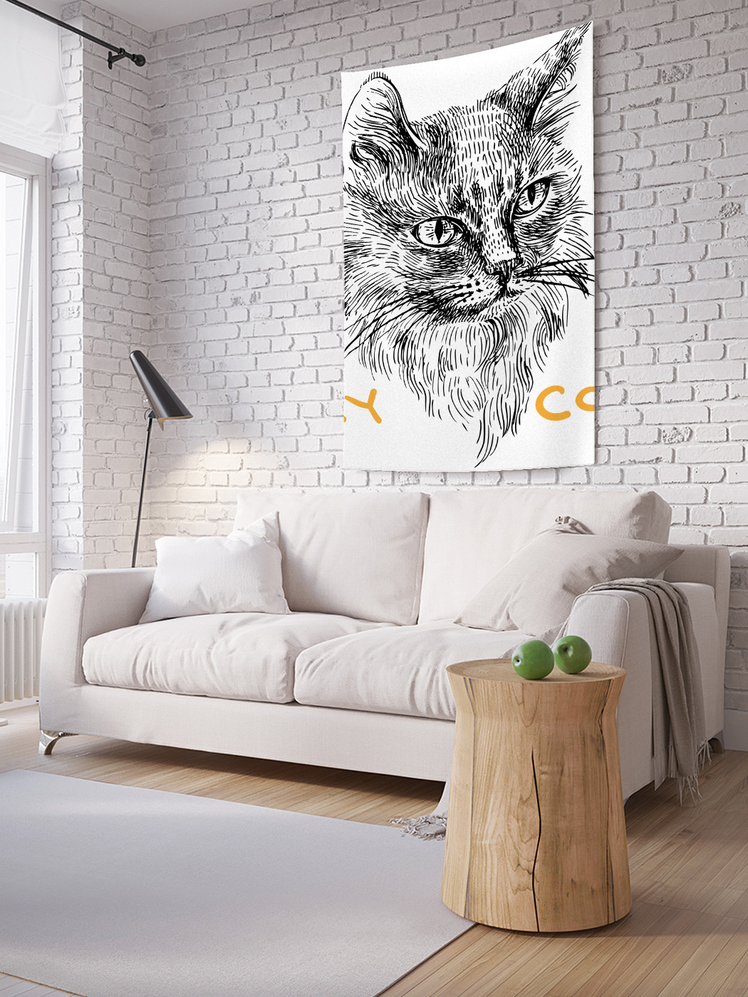 

Вертикальное фотопанно на стену JoyArty Мой кот 100x150 см, Мой кот
