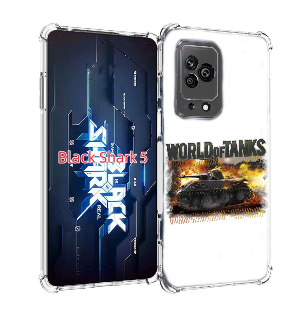 

Чехол MyPads Мир танков-2 для Xiaomi Black Shark 5, Прозрачный, Tocco