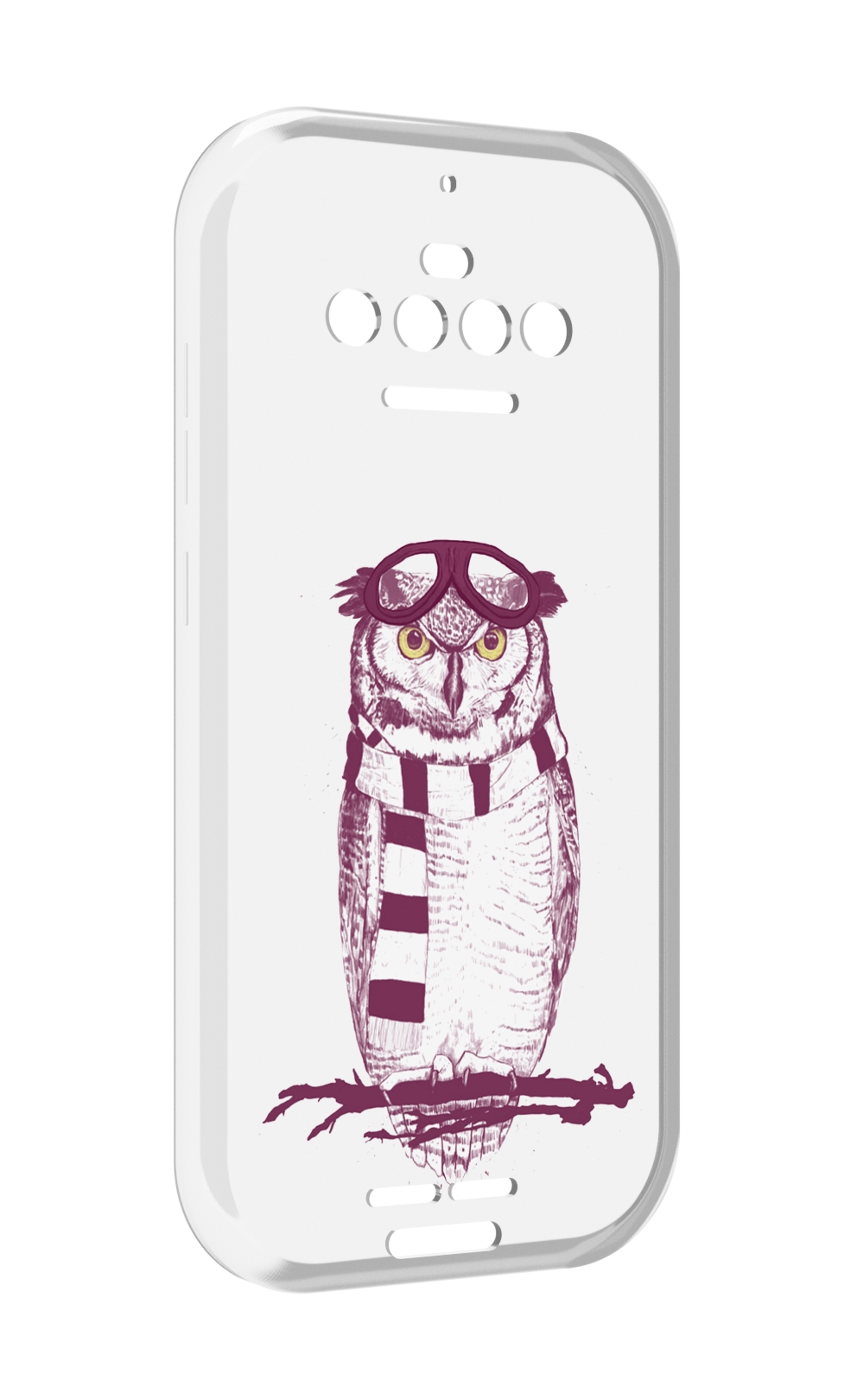 

Чехол MyPads сова-летчик для Oukitel F150 R2022, Прозрачный, Tocco