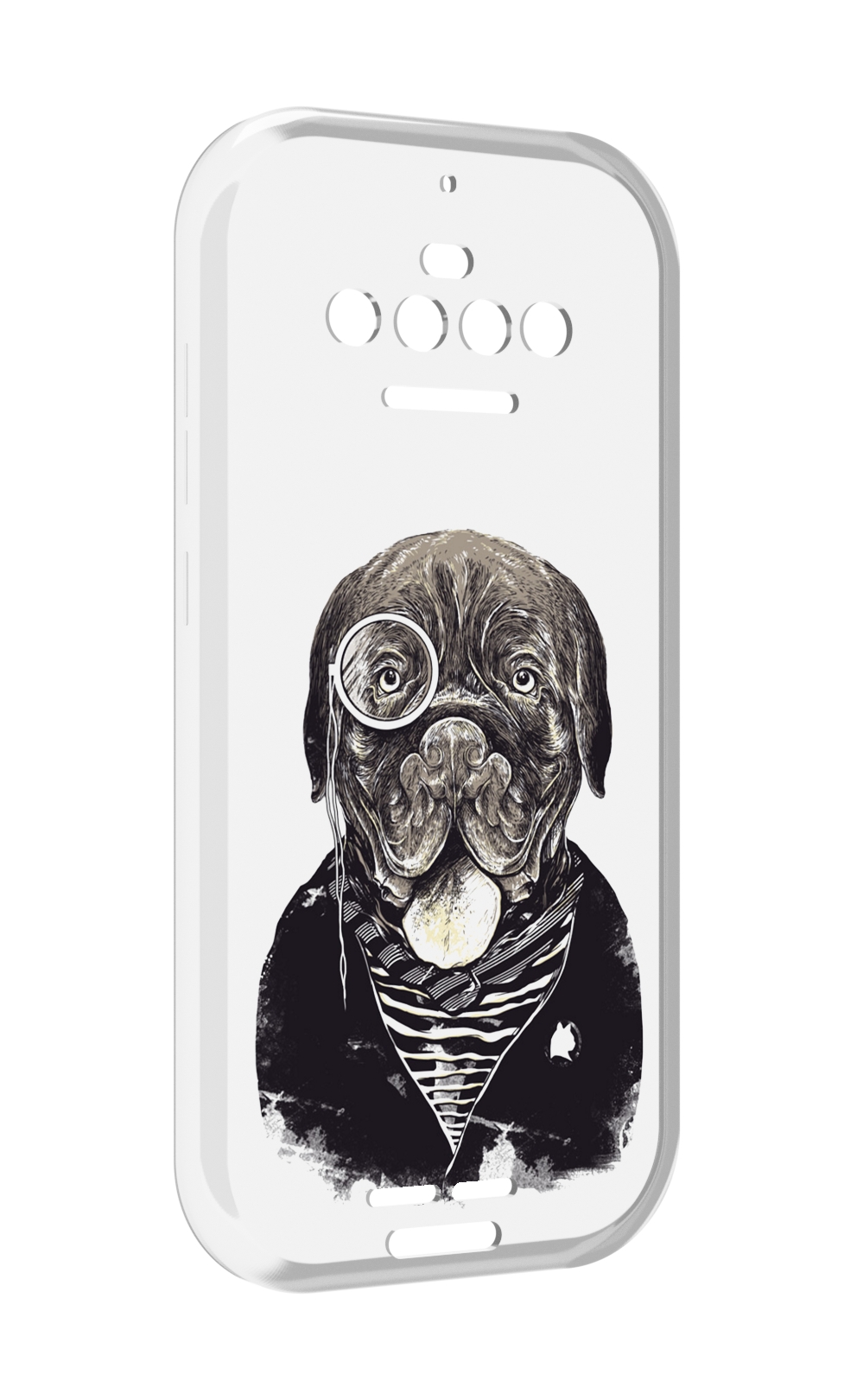 

Чехол MyPads солидный песик для Oukitel F150 R2022, Прозрачный, Tocco