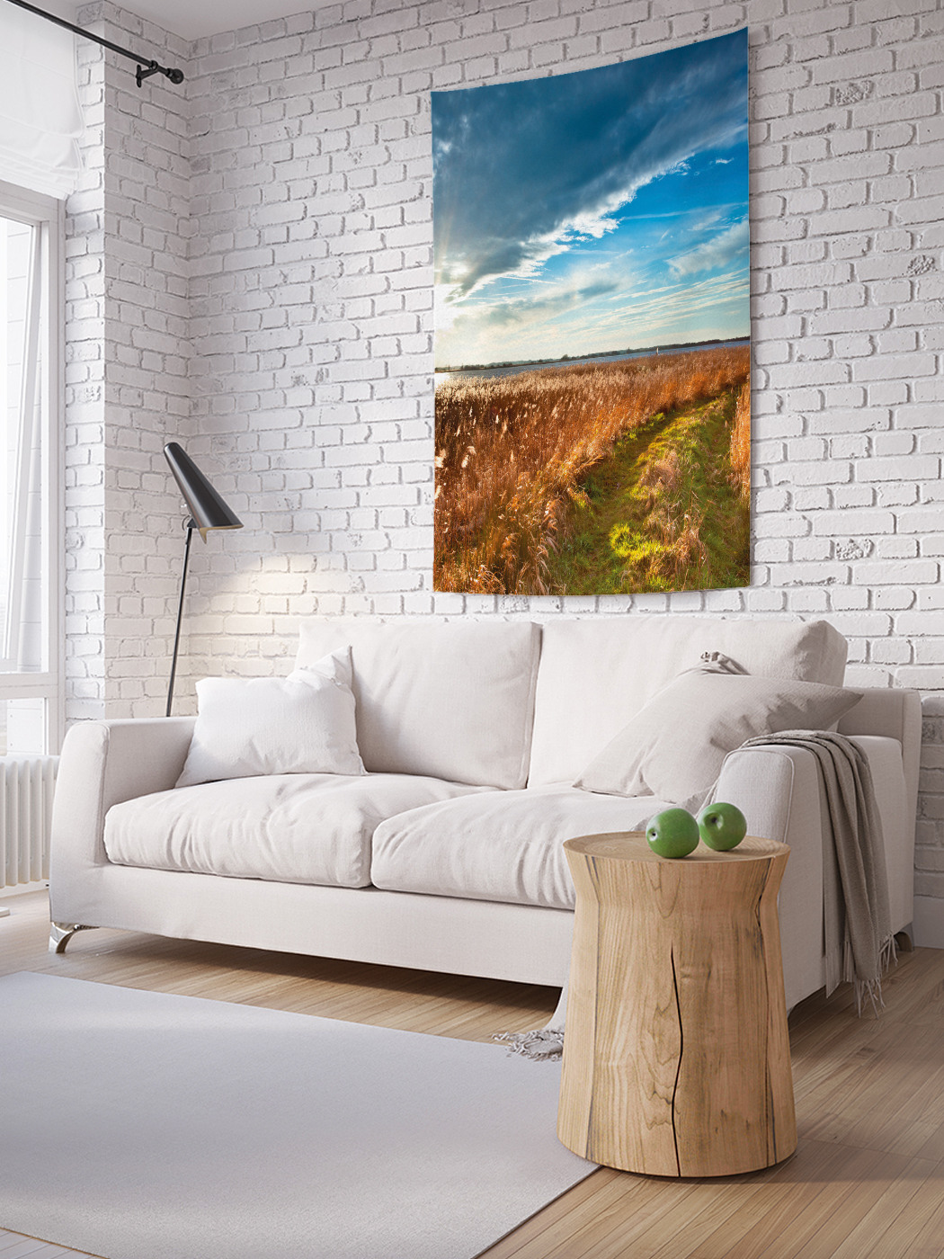 

Вертикальное фотопанно на стену JoyArty Просторы полей 100x150 см, Просторы полей