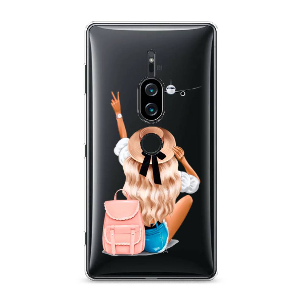 

Силиконовый чехол "Автостопом самолетом" на Sony Xperia XZ2 Premium, 53350-7