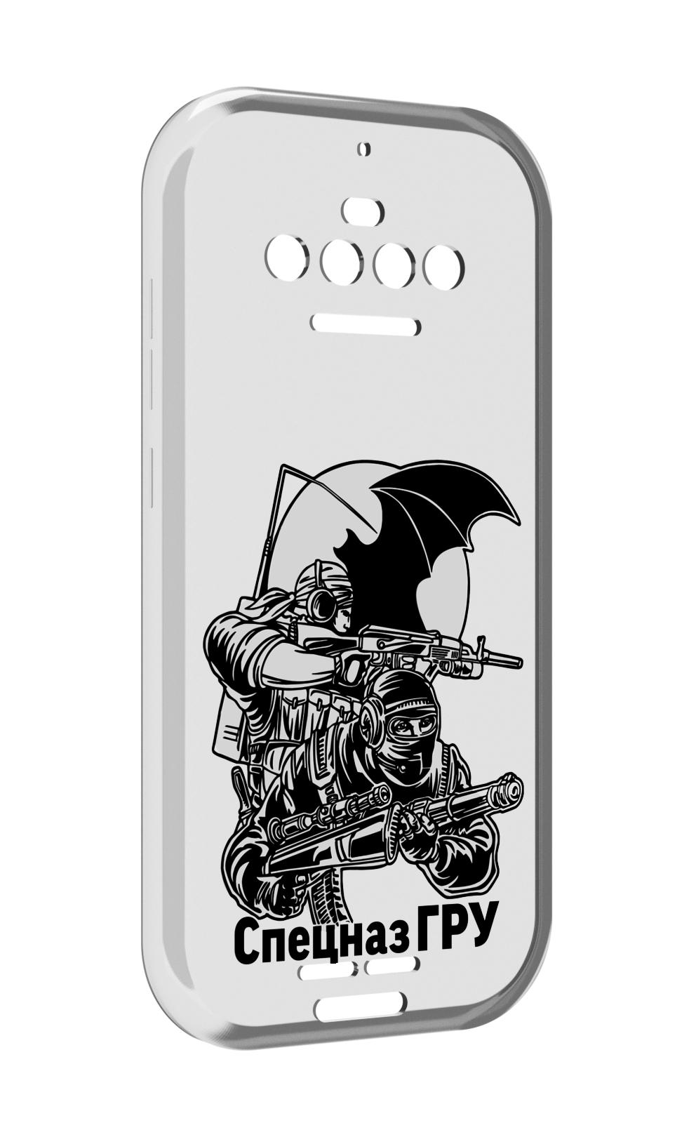

Чехол MyPads спецназ гру для Oukitel F150 R2022, Прозрачный, Tocco