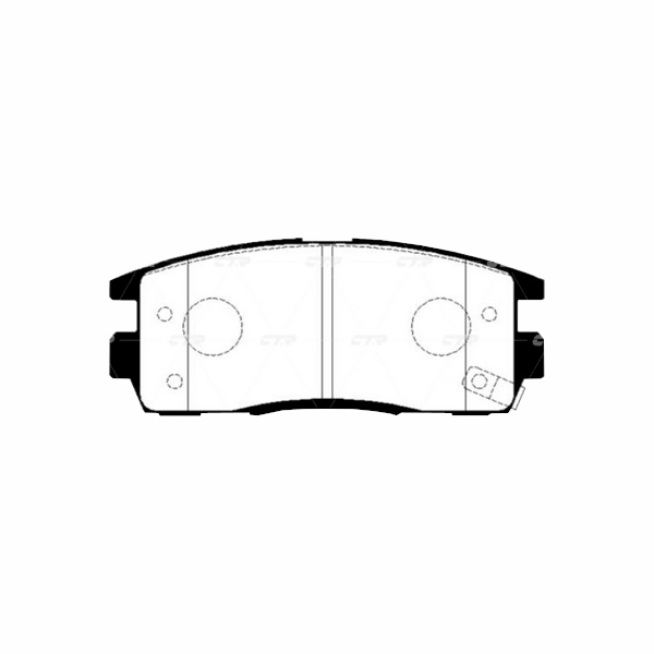 

Тормозные колодки Ctr задние GK0447P, GK0447P
