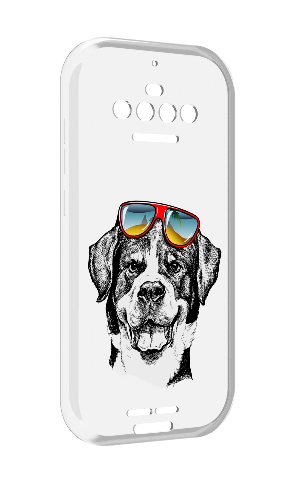 

Чехол MyPads счастливая собака для Oukitel F150 R2022, Прозрачный, Tocco