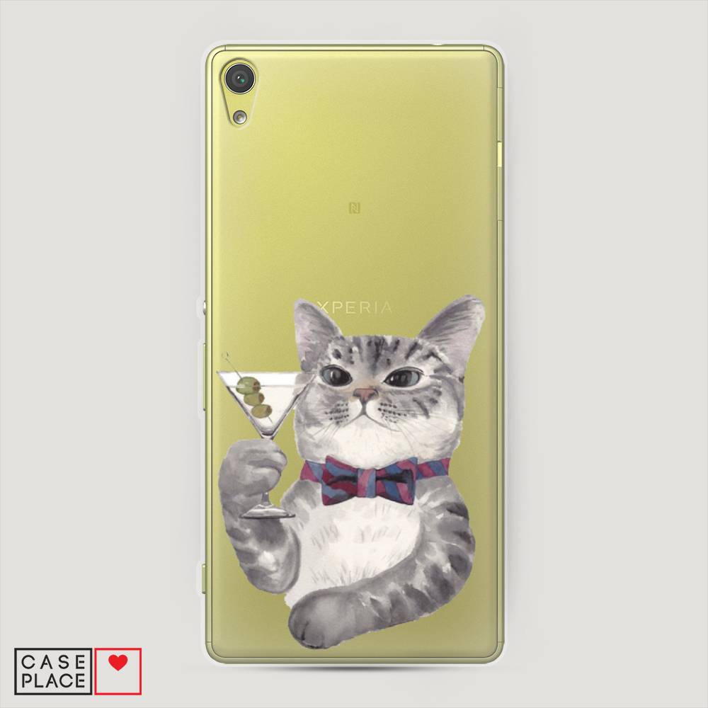 

Силиконовый чехол "Кот джентльмен" на Sony Xperia XA, Кот джентльмен