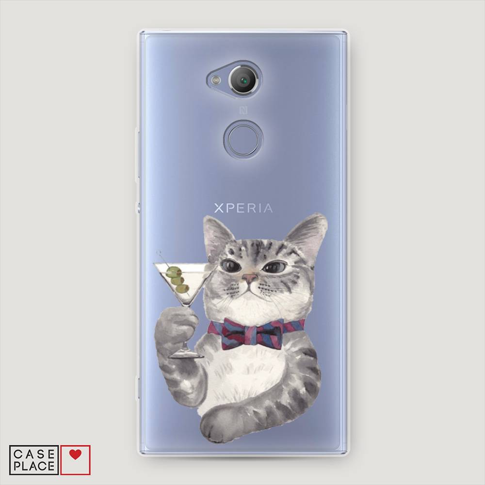 

Силиконовый чехол "Кот джентльмен" на Sony Xperia XA2 Ultra, Кот джентльмен
