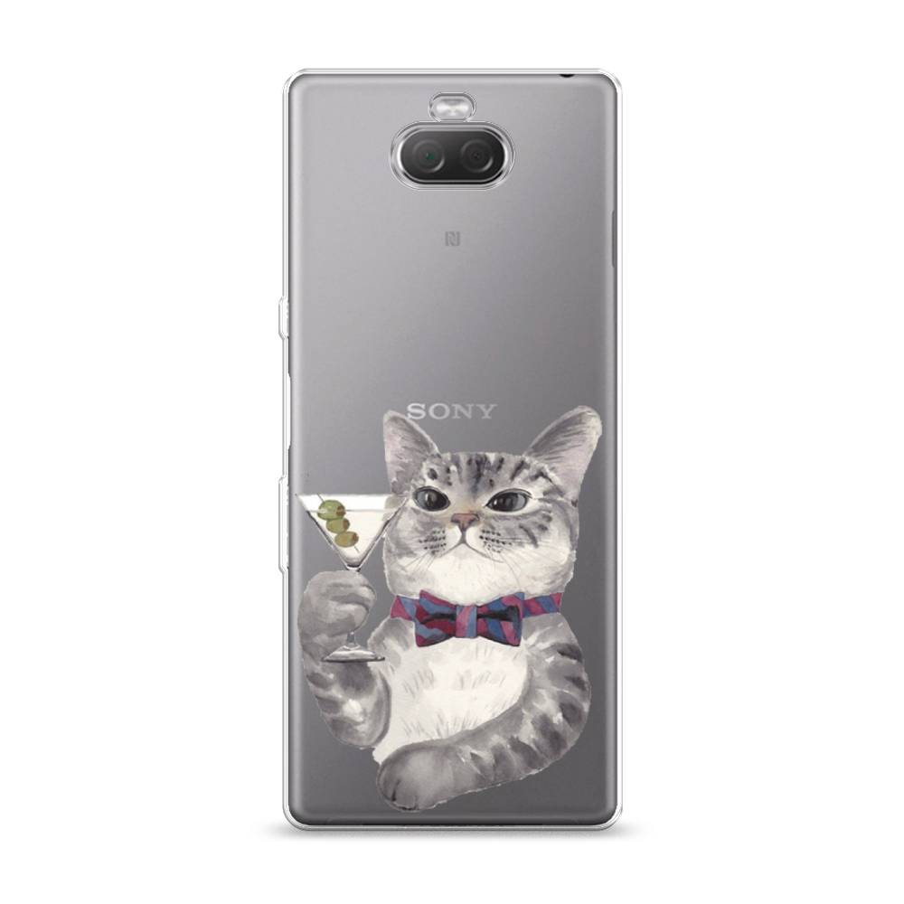 

Силиконовый чехол "Кот джентльмен" на Sony Xperia XA3, Кот джентльмен