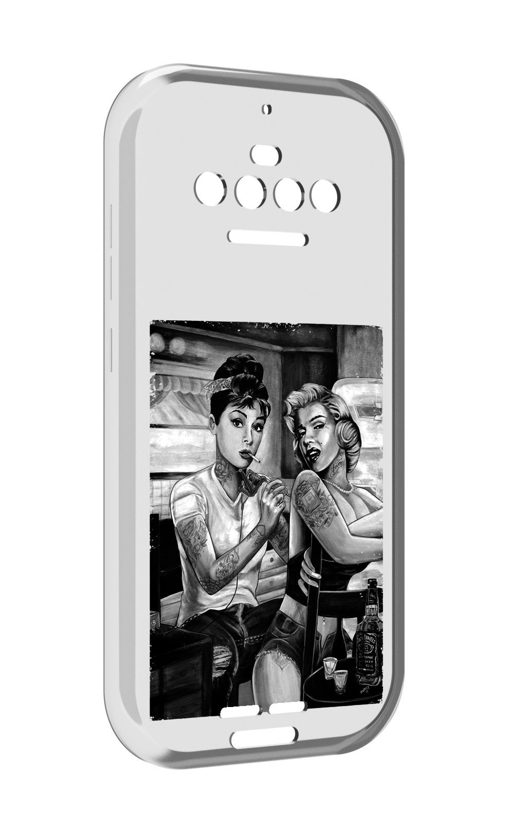

Чехол MyPads тату мастер для Oukitel F150 R2022, Прозрачный, Tocco