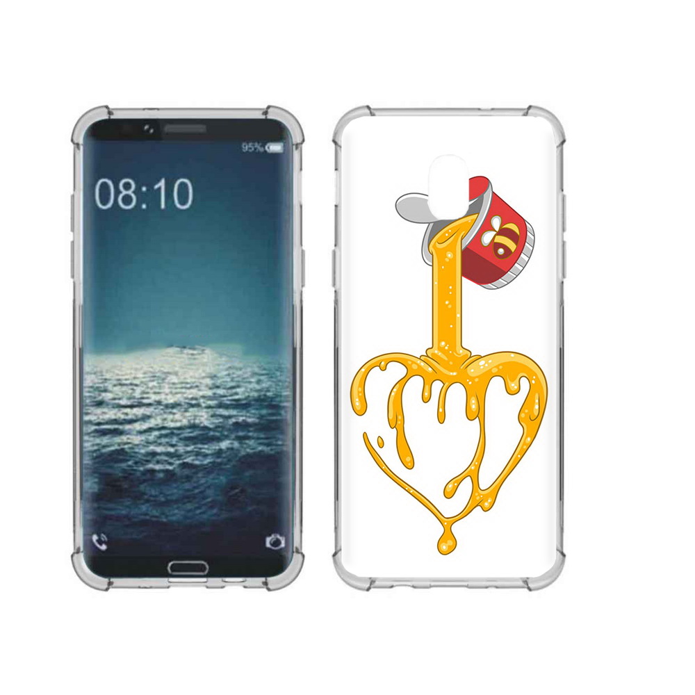 

Чехол MyPads Tocco для Samsung Galaxy J3 медовое сердце (PT226926.574.471), Прозрачный, Tocco
