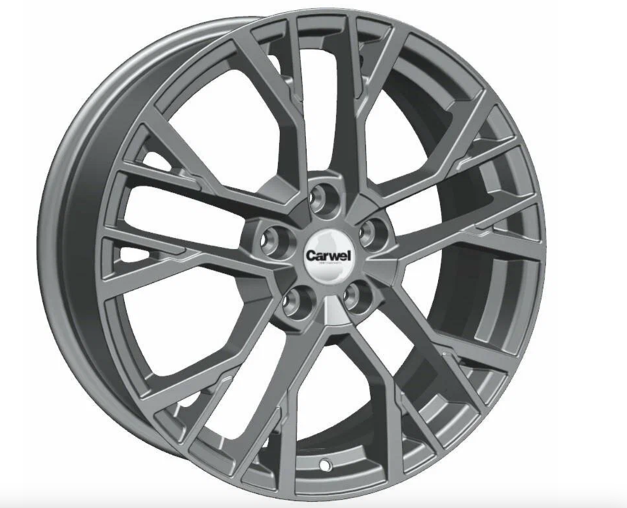 

Диск Carwel Камак 1810 (Haval Jolion) 7,0x18 5/114,3 ET37 d-66,5 GRT ( 122509), Серый
