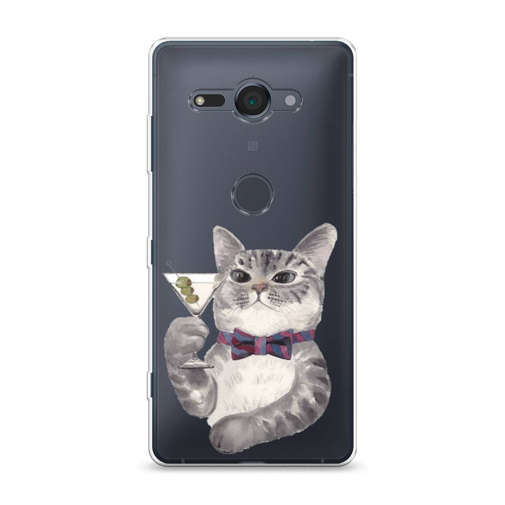 

Силиконовый чехол "Кот джентльмен" на Sony Xperia XZ2 compact, Кот джентльмен
