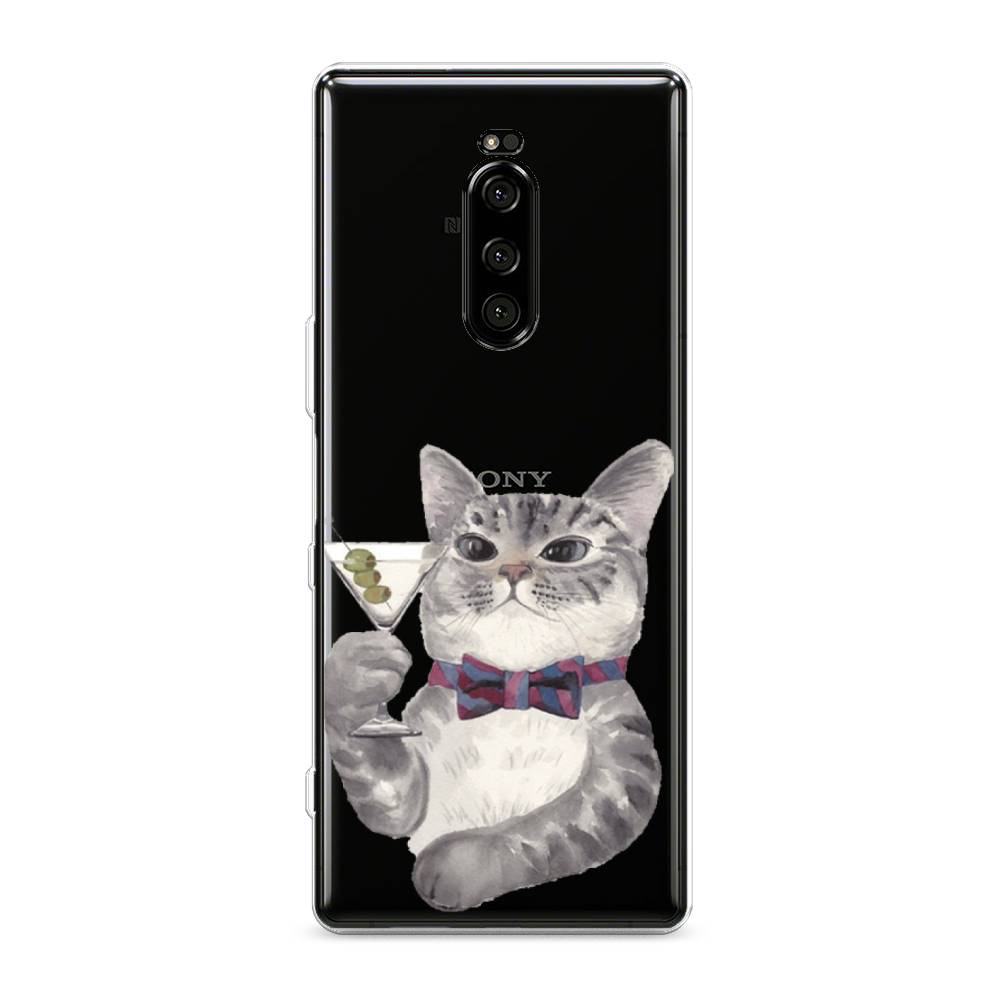 

Силиконовый чехол "Кот джентльмен" на Sony Xperia XZ4, Кот джентльмен