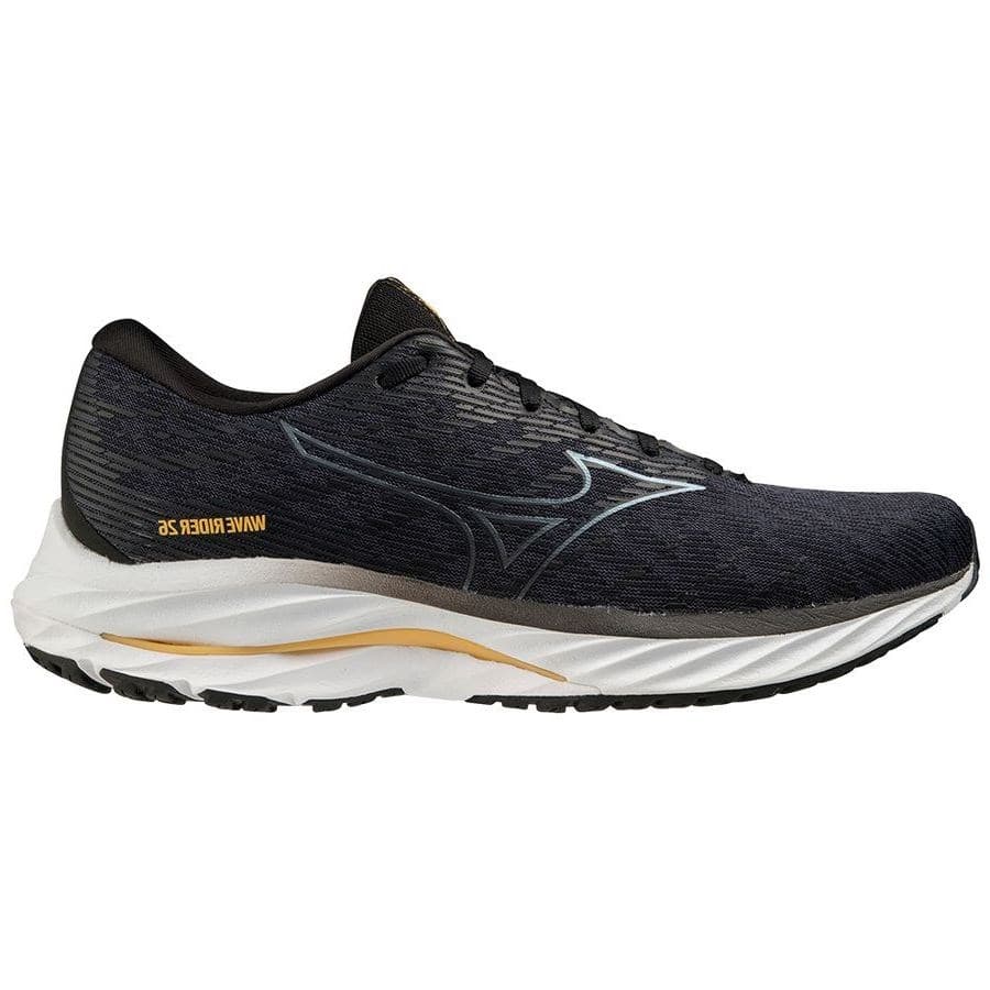 

Кроссовки мужские Mizuno WAVE RIDER 26 черные 10.5 US, Черный, Wave Rider 26