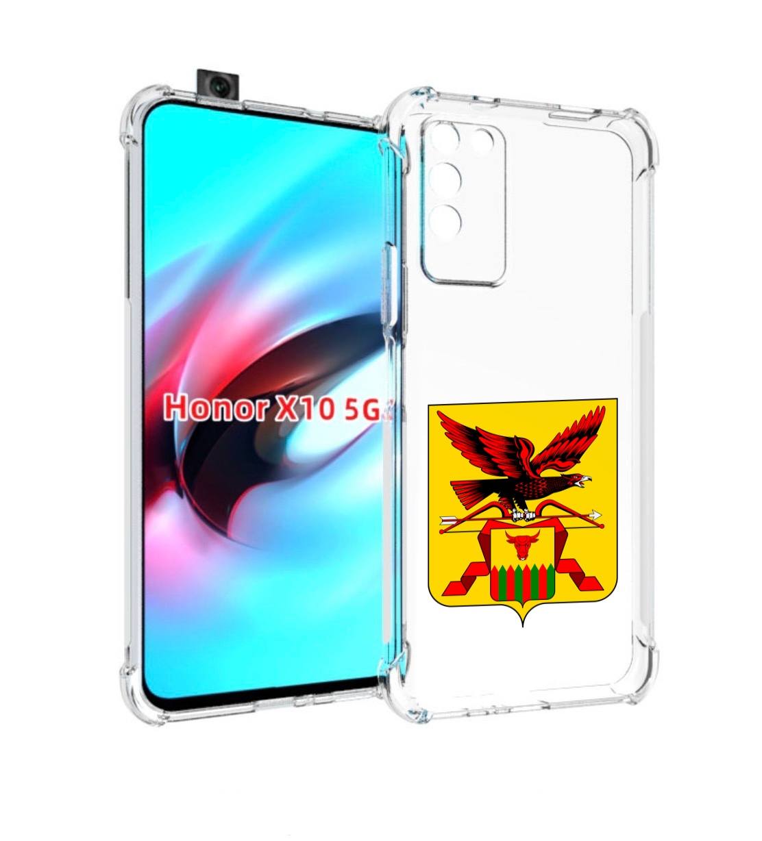 

Чехол MyPads герб-забаикальскии-краи для Honor X10, Прозрачный, Tocco