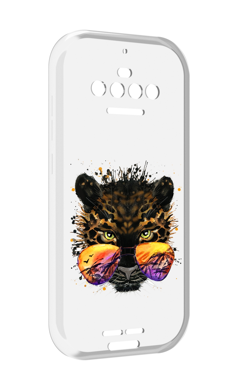 

Чехол MyPads тропический леопард для Oukitel F150 R2022, Прозрачный, Tocco