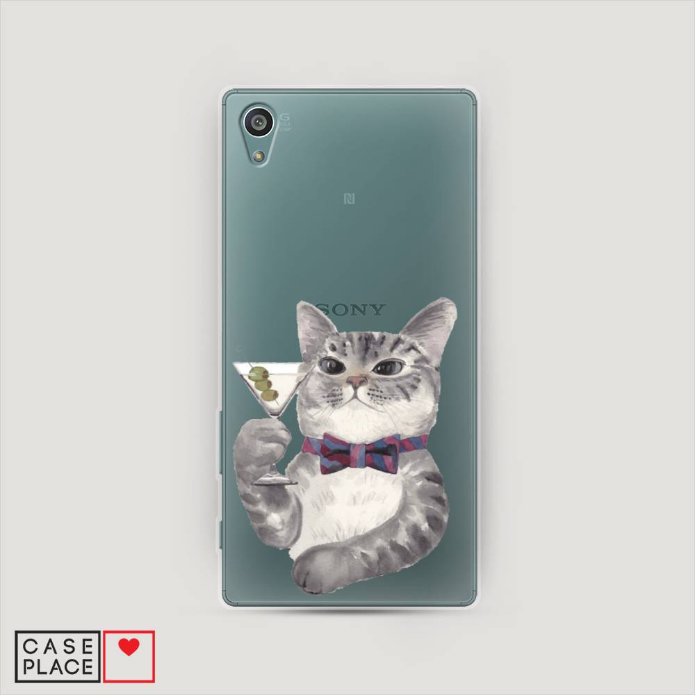 

Силиконовый чехол "Кот джентльмен" на Sony Xperia Z5 (Z5 Dual), Кот джентльмен