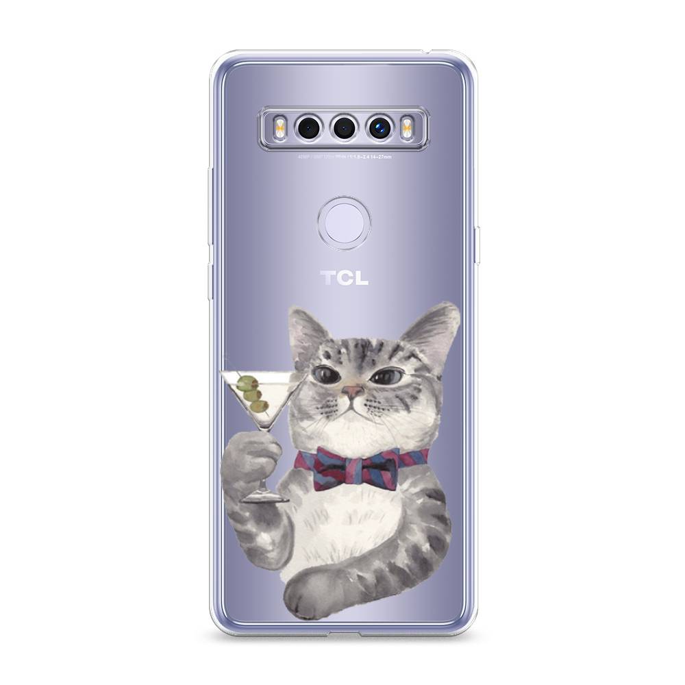 

Силиконовый чехол "Кот джентльмен" на TCL 10 SE, Кот джентльмен