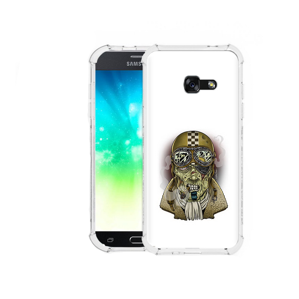 

Чехол MyPads Tocco для Samsung Galaxy A3 (2016) военный зомби, Прозрачный, Tocco