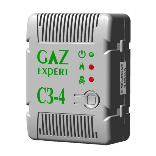 «ГазЭксперт» Сигнализатор загазованности СЗ-4.3 компакт (природный-угарный газ) с ГОСПОВЕР