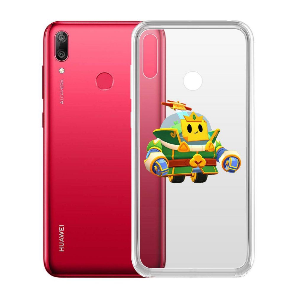 

Чехол-накладка Brawl Stars-Изумрудный Принц Спраут для Huawei Y7 (2019)