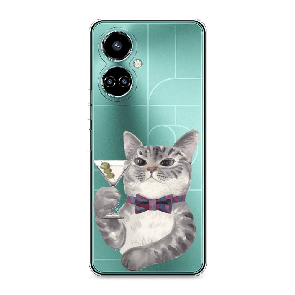 

Силиконовый чехол "Кот джентльмен" на Tecno Camon 19 Pro 4G, Кот джентльмен