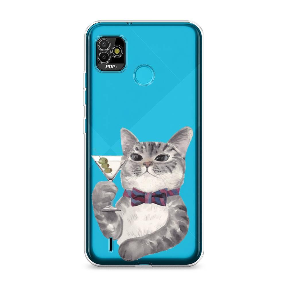 

Силиконовый чехол "Кот джентльмен" на Tecno POP 5, Кот джентльмен