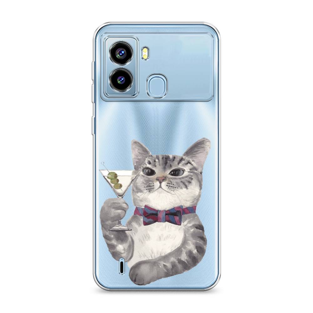

Силиконовый чехол "Кот джентльмен" на Tecno Pop 6, Кот джентльмен