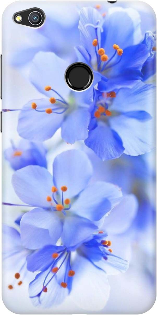 

Чехол на Honor 8 Lite/Huawei P8 Lite (2017) "Лазурные орхидеи", Голубой;фиолетовый, 1265