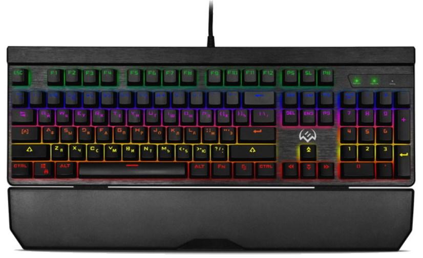 Sven Игровая клавиатура SVEN KB-G9500 (Outemu Blue switches, USB, 104кл, ПО, RGB-подсветка