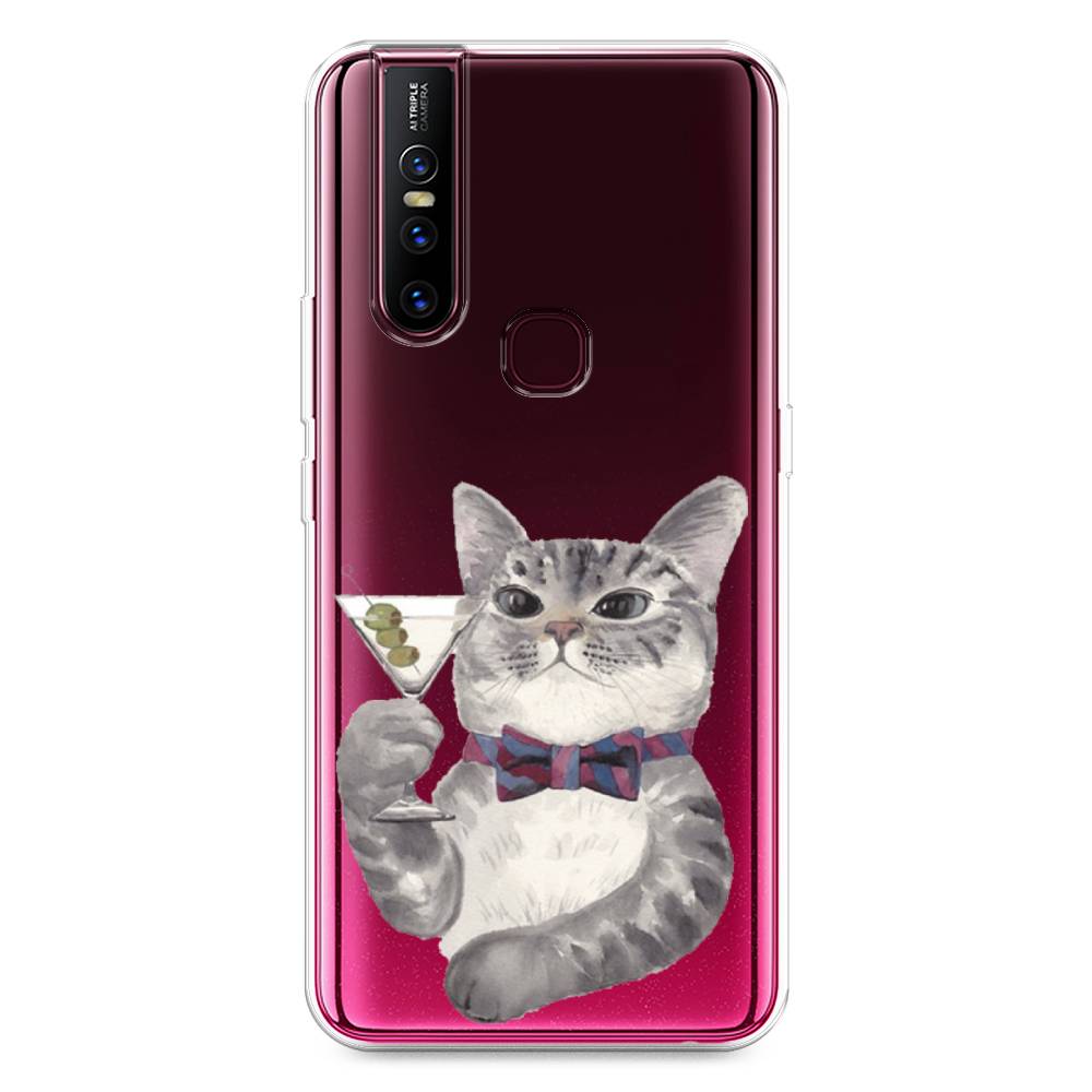 

Силиконовый чехол "Кот джентльмен" на Vivo V15, Кот джентльмен