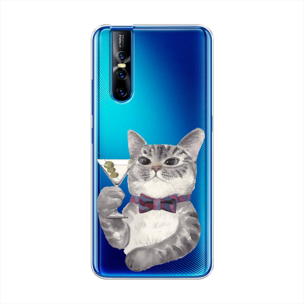 

Силиконовый чехол "Кот джентльмен" на Vivo V15 Pro, Кот джентльмен