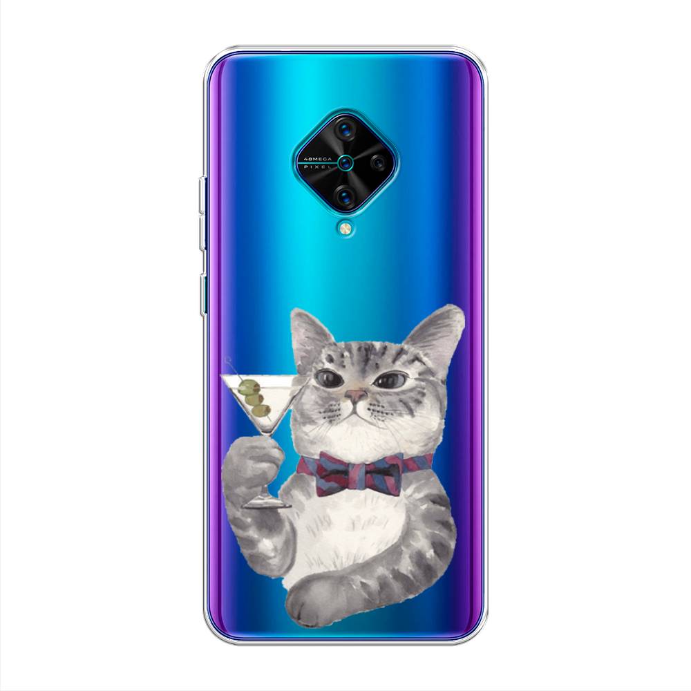 

Силиконовый чехол "Кот джентльмен" на Vivo V17, Кот джентльмен