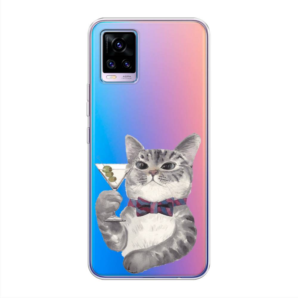 

Силиконовый чехол "Кот джентльмен" на Vivo V20, Кот джентльмен