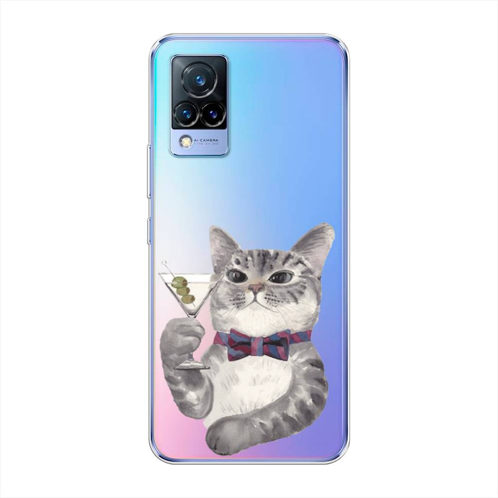 

Силиконовый чехол "Кот джентльмен" на Vivo V21, Кот джентльмен