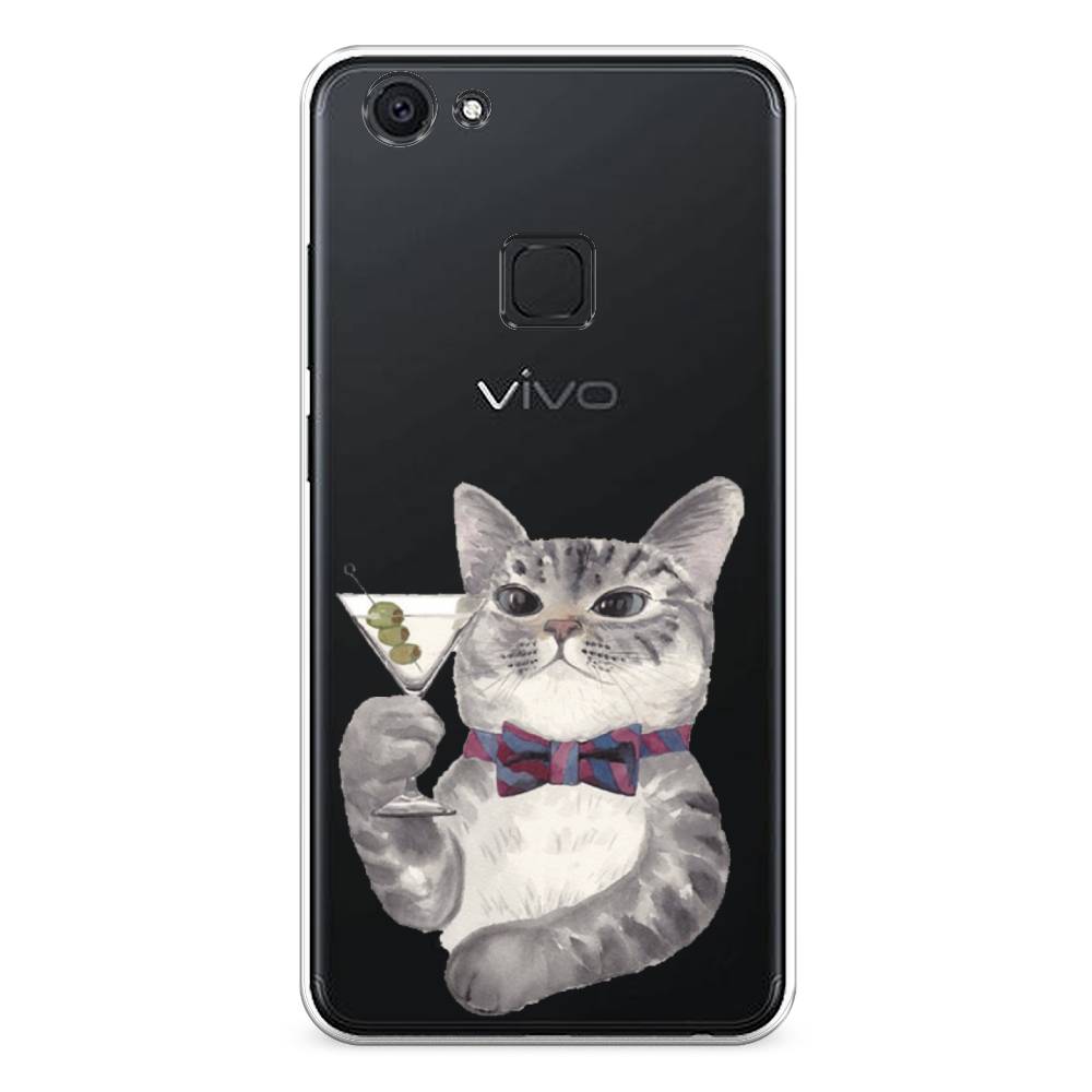 

Силиконовый чехол "Кот джентльмен" на Vivo V7, Кот джентльмен