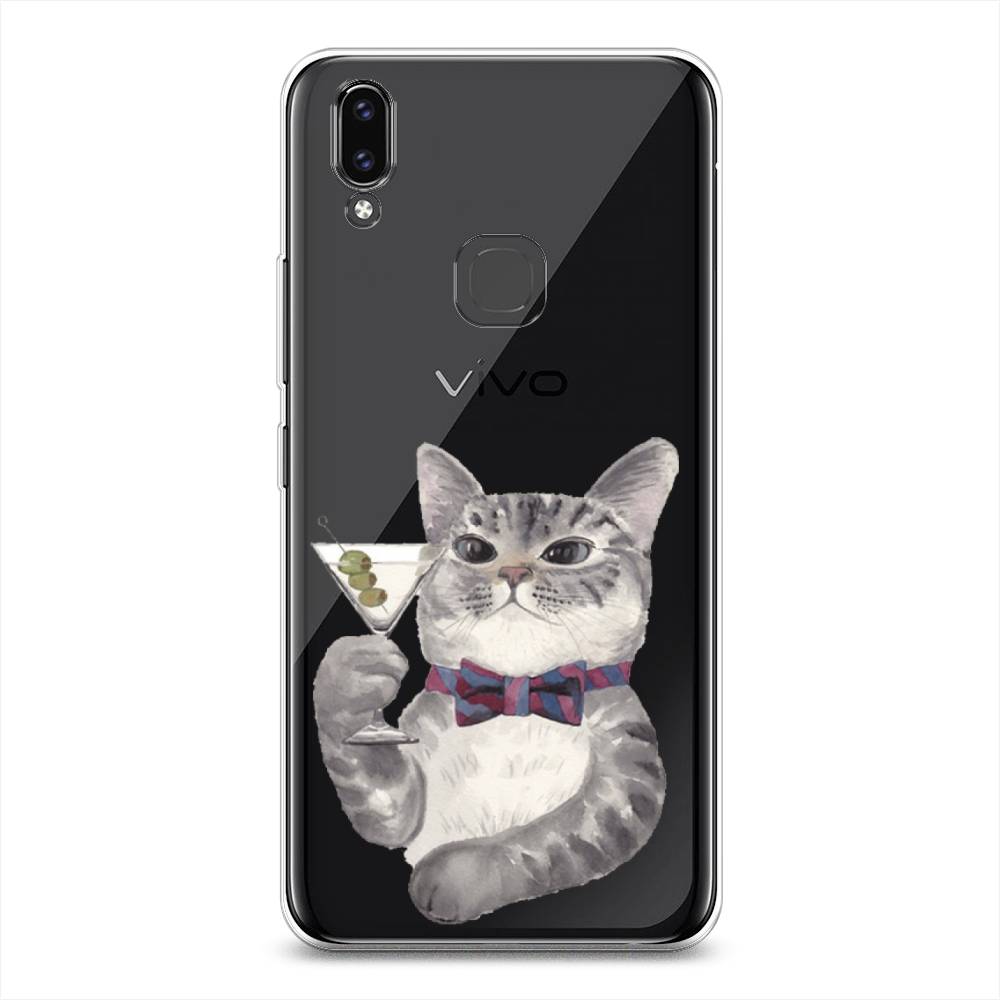 

Силиконовый чехол "Кот джентльмен" на Vivo V9, Кот джентльмен