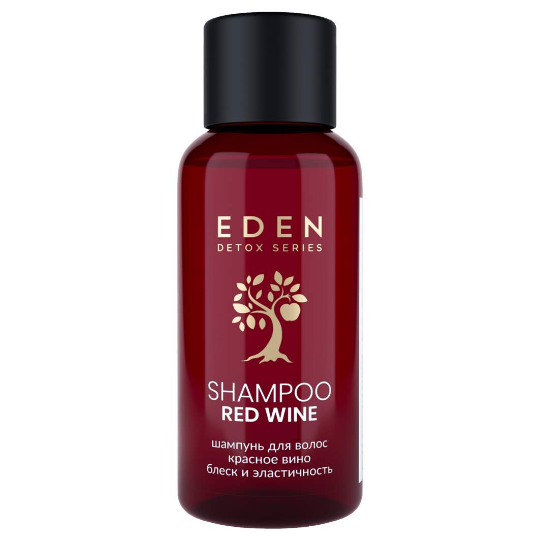 Шампунь для волос Eden Detox Red Wine 30мл резинка для волос орбита нежность ромашки 11 см белый