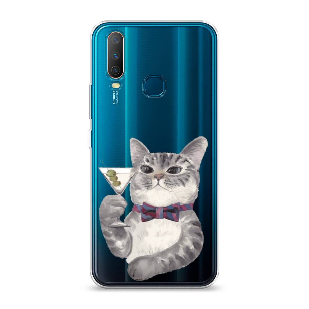 

Силиконовый чехол "Кот джентльмен" на Vivo Y12, Кот джентльмен