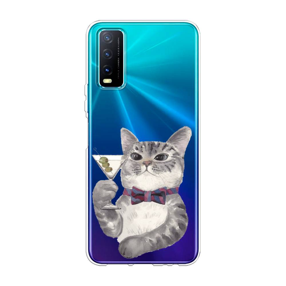 

Силиконовый чехол "Кот джентльмен" на Vivo Y20, Кот джентльмен
