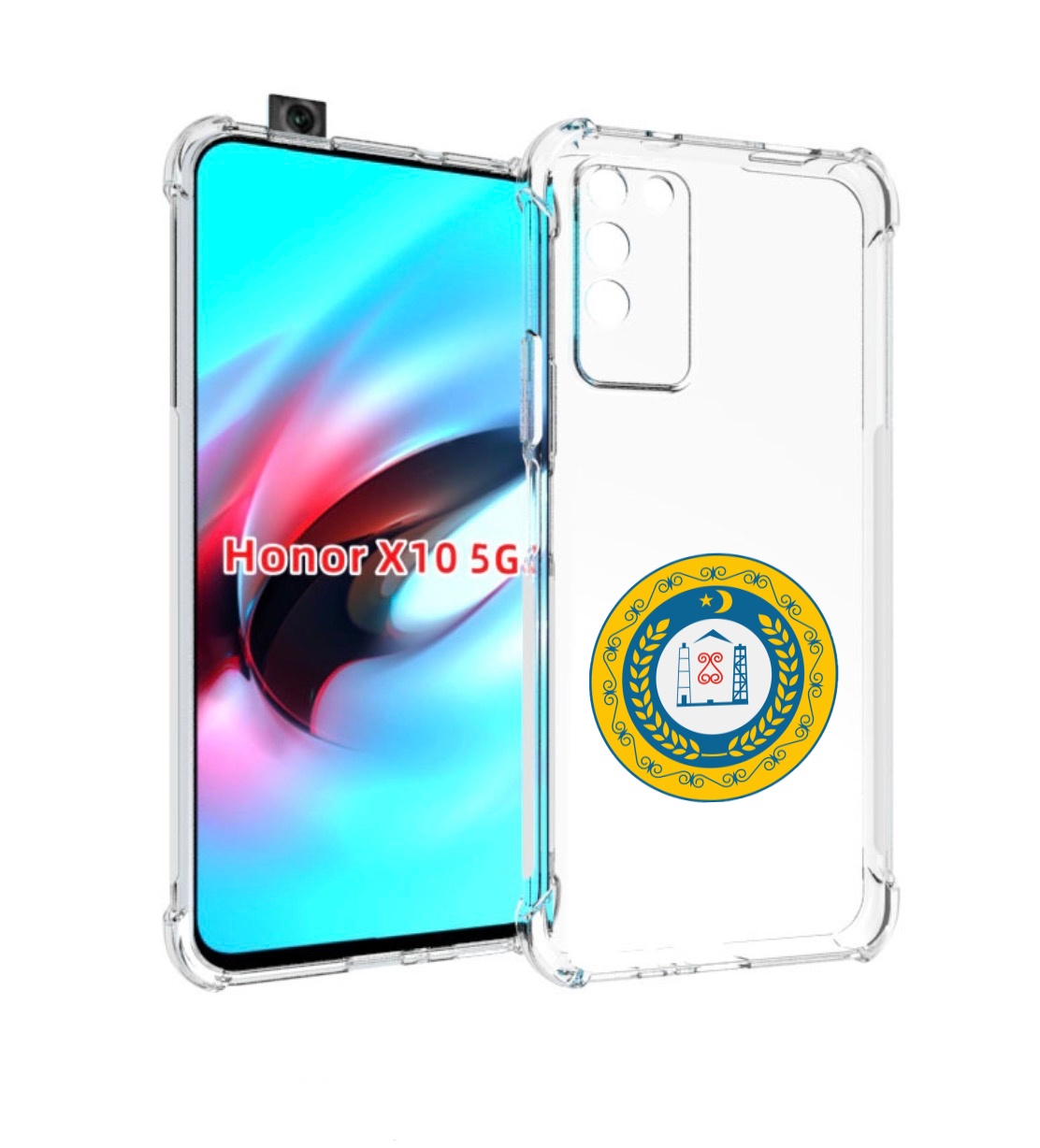 

Чехол MyPads герб-чечня для Honor X10, Прозрачный, Tocco