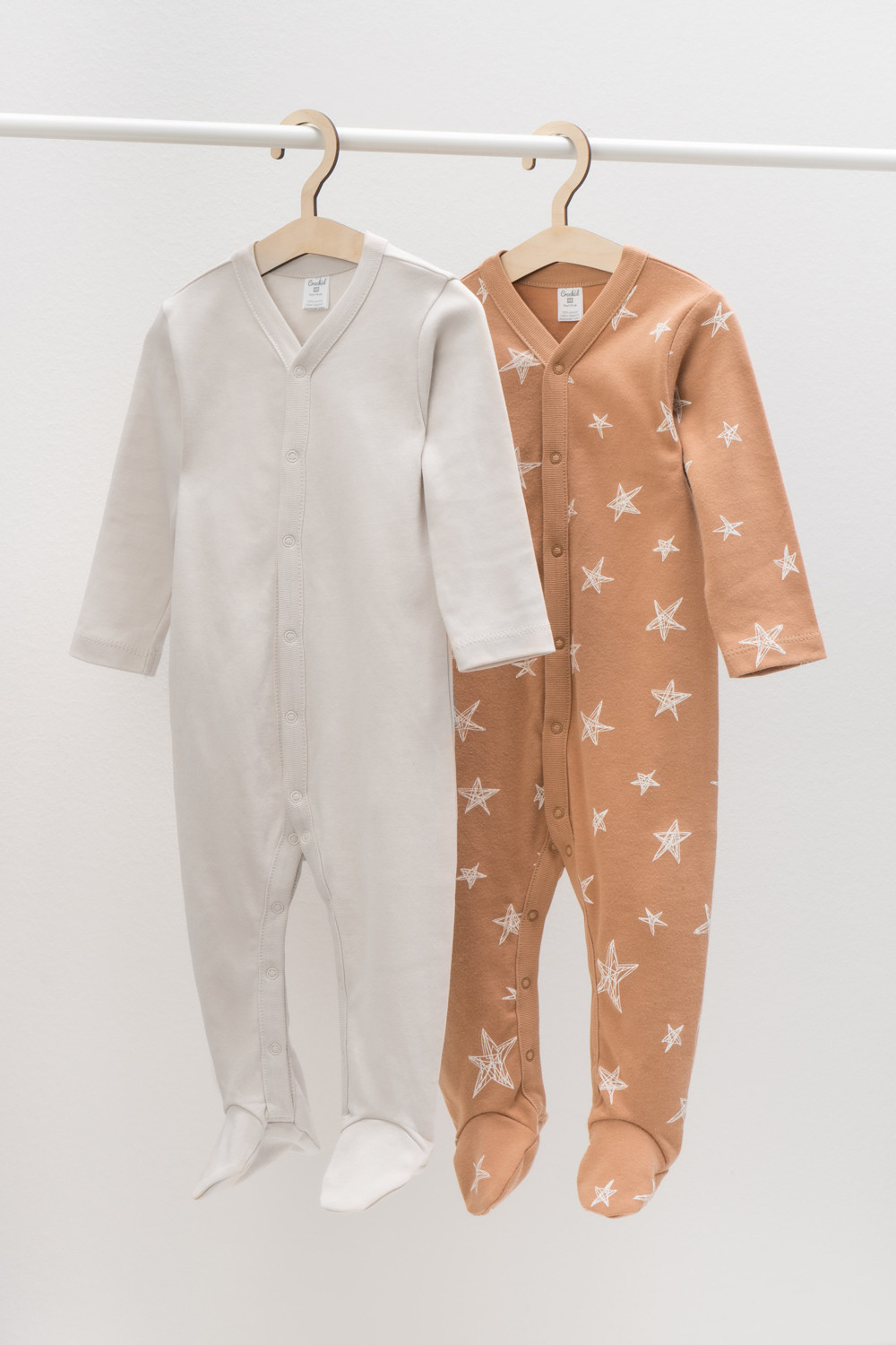 

Комбинезон детский CROCKID М 3186-1, бежевый, маленькие звезды, 74, Бежевый;коричневый, М 3186-1