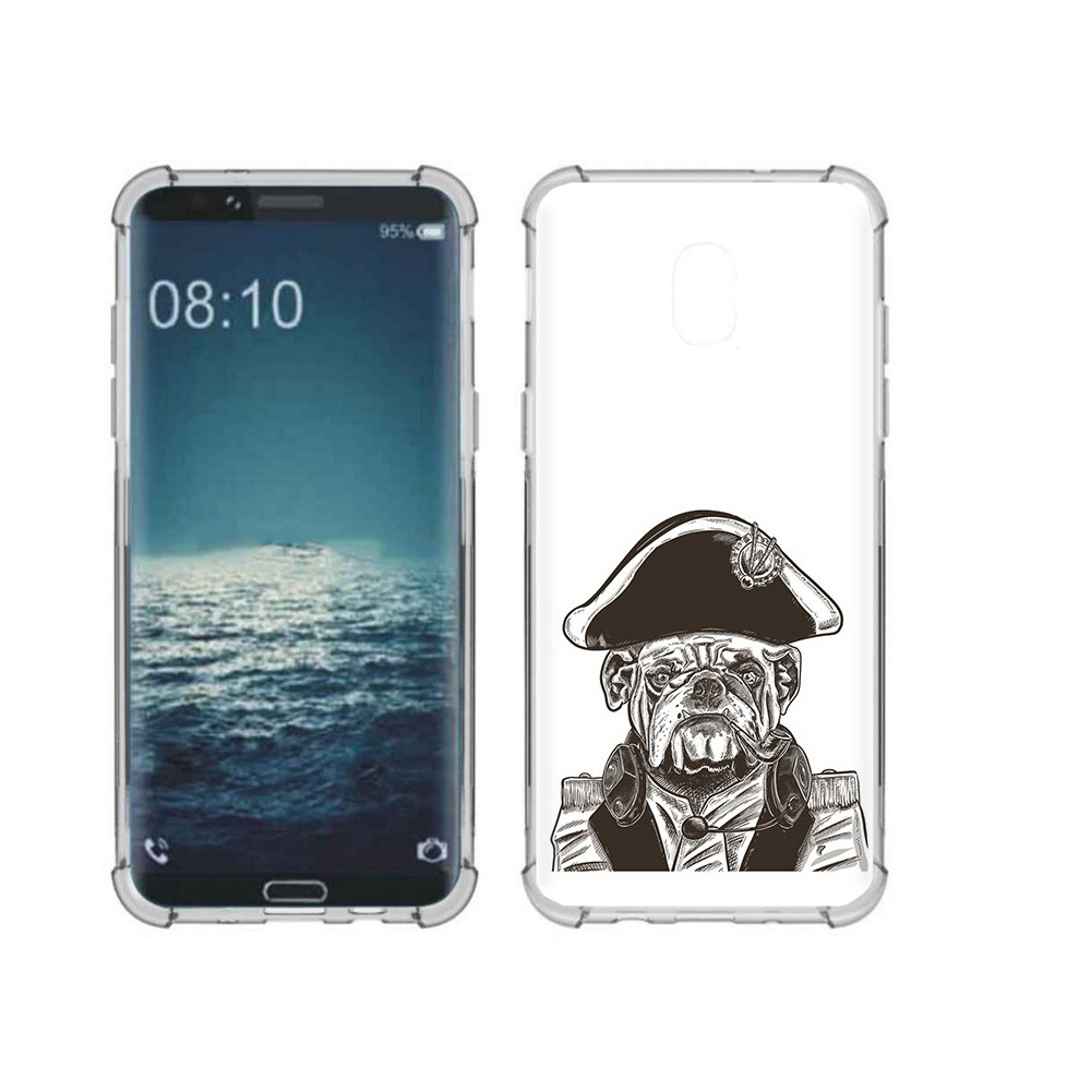 Чехол MyPads Tocco для Samsung Galaxy J3 мопс генерал (PT226926.574.483)