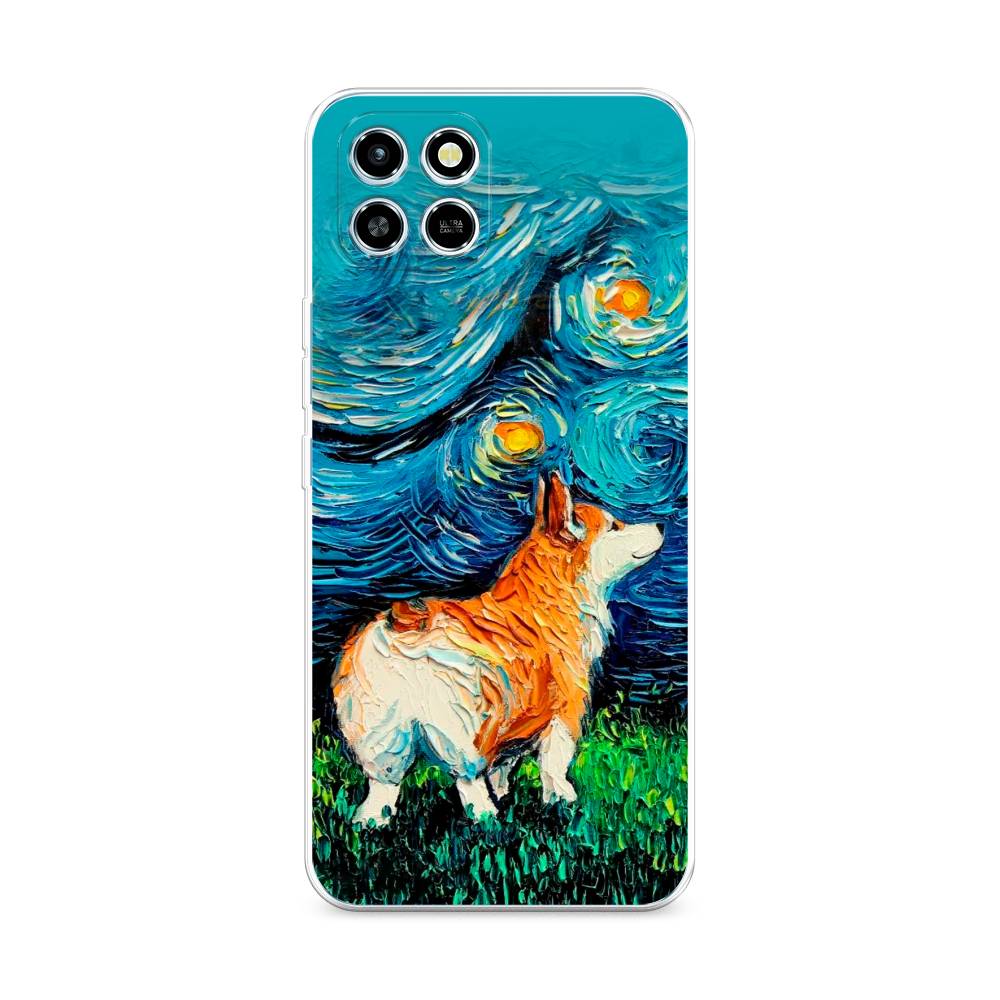 

Чехол для Infinix Smart 6 HD "Корги звёздная ночь", Коричневый;белый;зеленый, 3101650-1